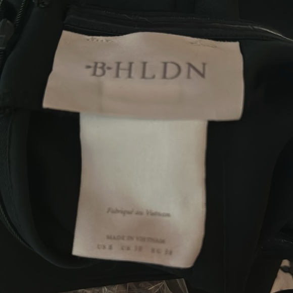 BHLDN Ruby Twist Halter Satin Gown - Picture 3 of 6